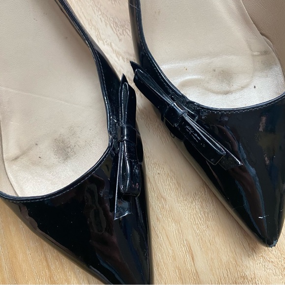 L.K.Bennett Black Pumps with side Bow - Picture 9 of 10